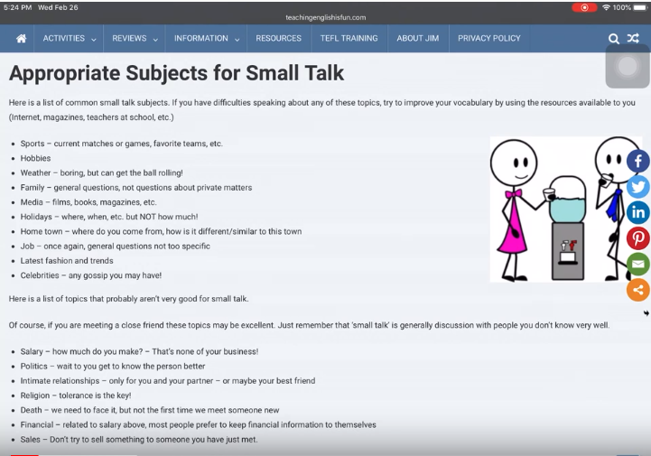 small-talk-ESL